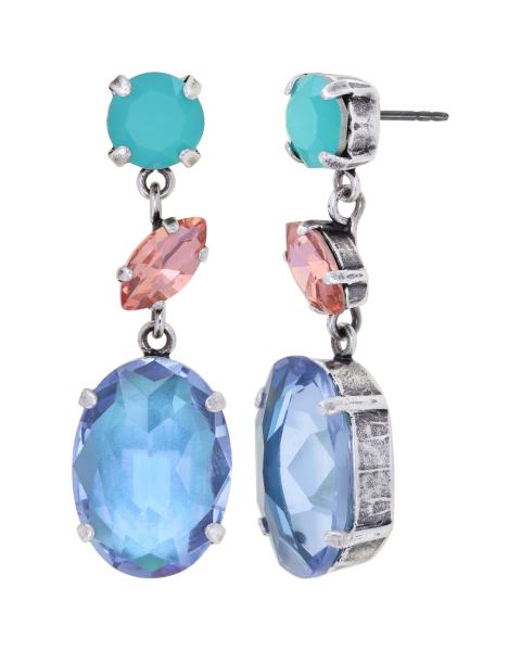Pastel Multi - Afternoon Tea de Luxe - Konplott earrings